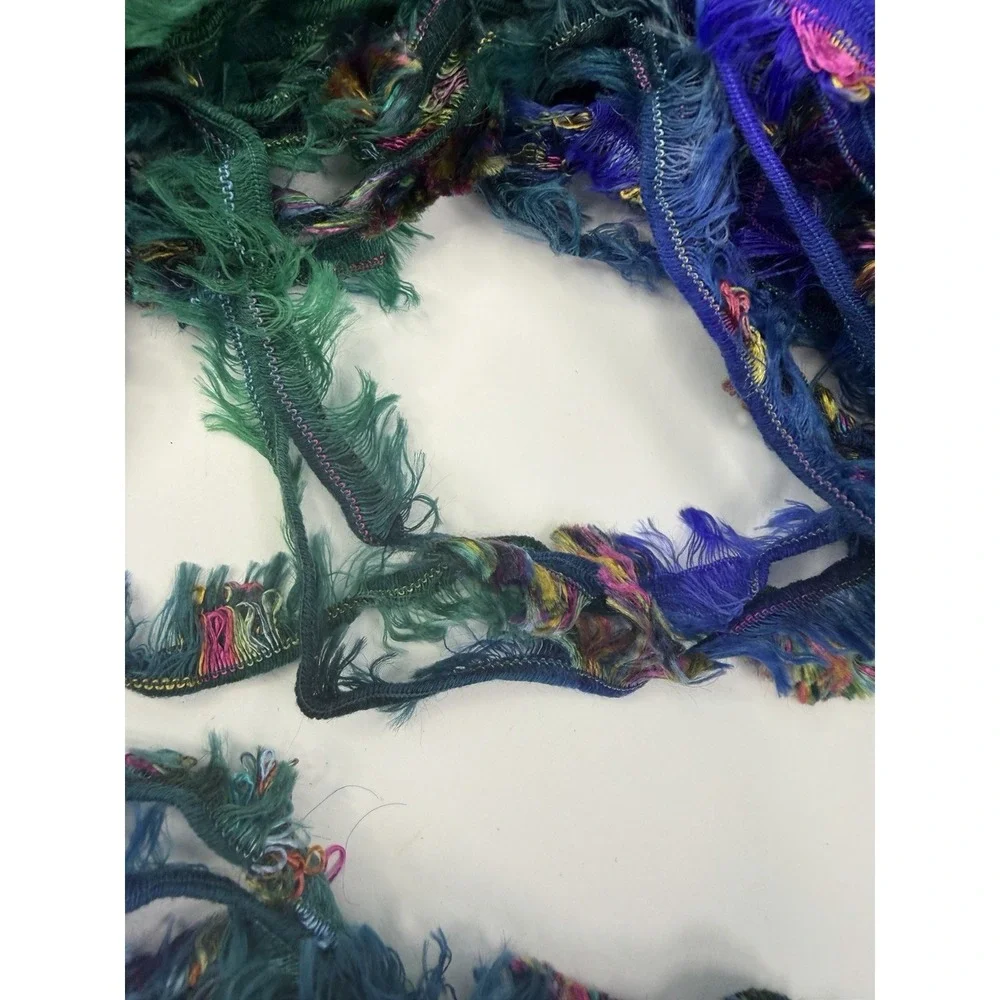 Great Adirondack Yarn Lot 4 Blueberry‎ Nylon Viscose Wool Green Blue Hand Dyed